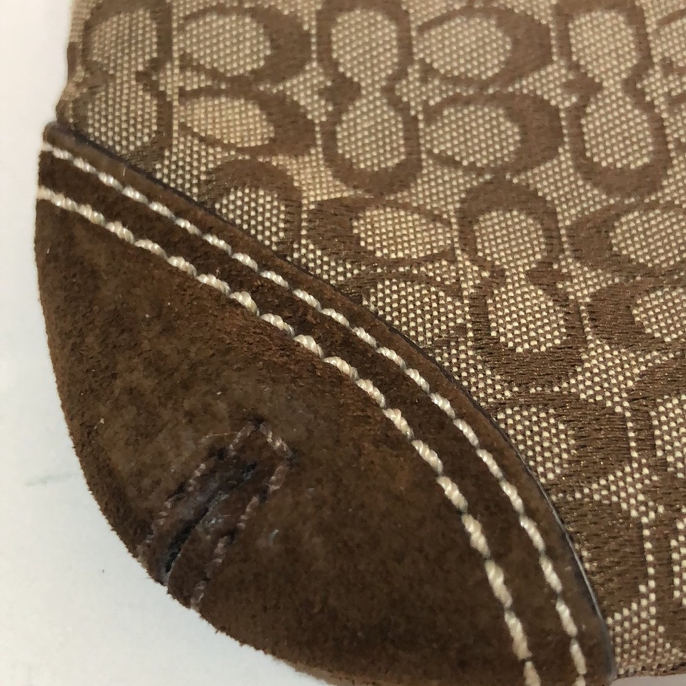 Coach Soho Mini Signature Small coin purse coach brown change purse 2000s - Picture 8 of 16